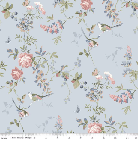 Anne of Green Gables - Floral with Birds - Sky